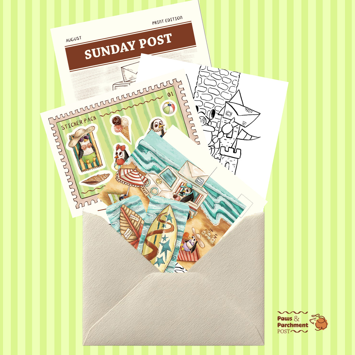 Paws & Parchment Post August Edition