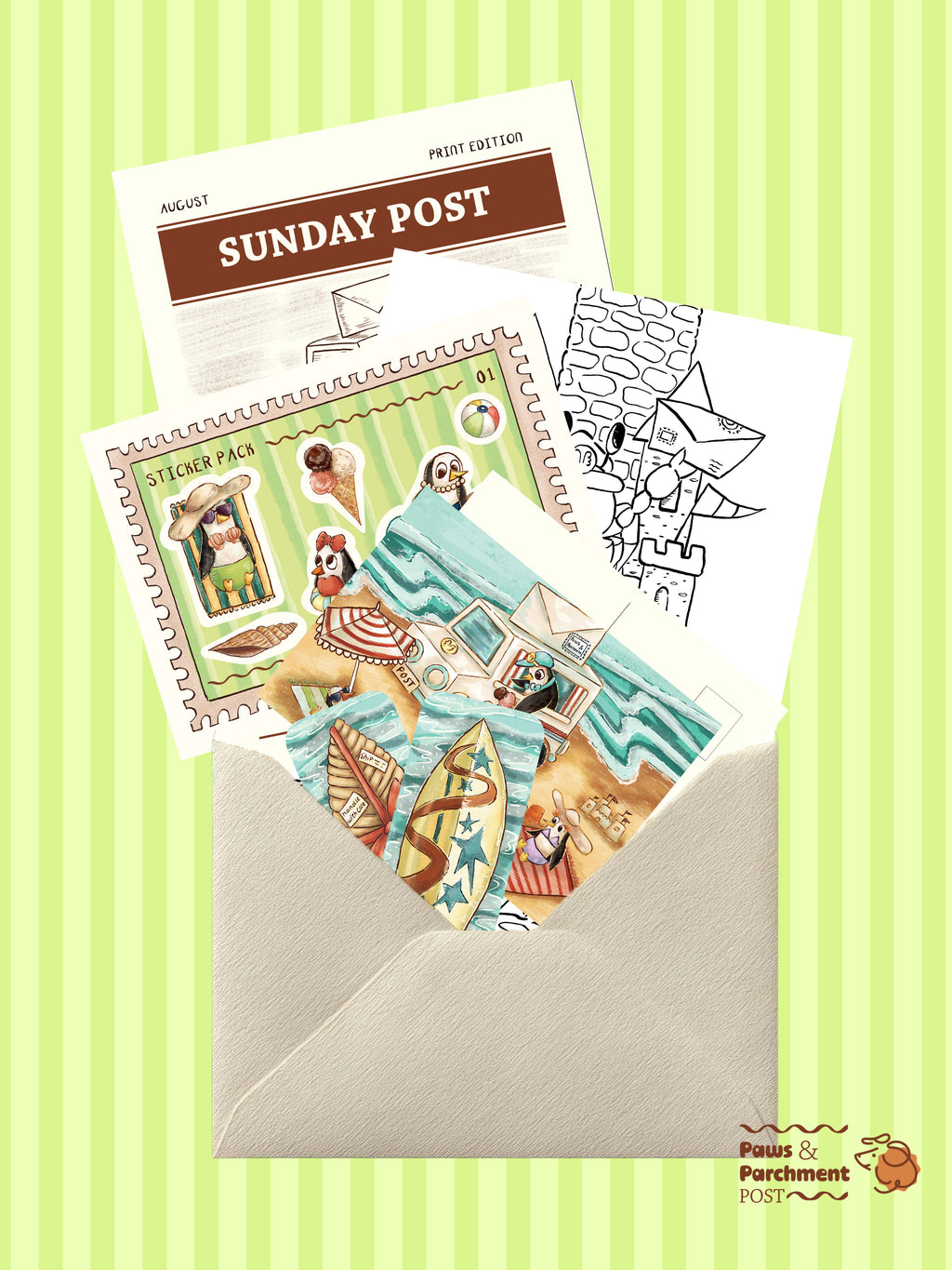 Paws & Parchment Post August Edition