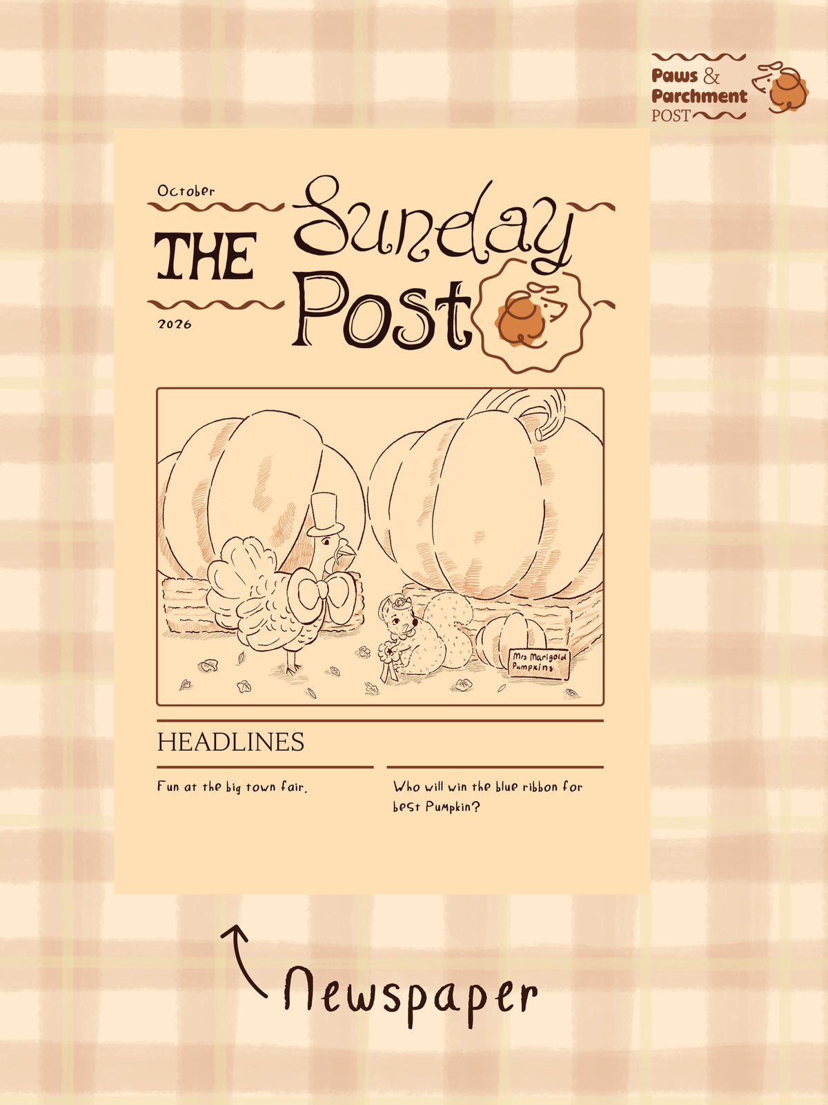 Paws & Parchment Post October Edition