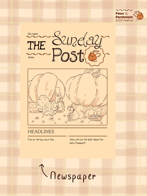 Paws & Parchment Post October Edition