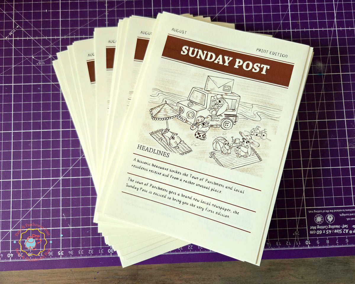 Paws & Parchment Post August Edition